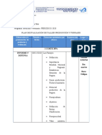 Plan de evaluación taller producción y forrajes