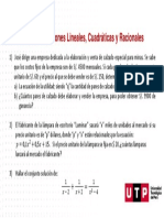 S01.s1 - Resolver Ejercicios Ecuaciones Lineales, Cuadráticas y Racionales