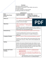 Directions:: Grade 10 World History Changes of The Industrial Revolution: Looking Before and After