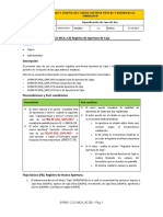 SVRM.1.1.C.U 1 Registrar Aperturas Cierres