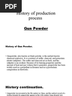 History of Production Process: Gun Powder