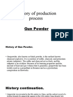 History of Production Process: Gun Powder
