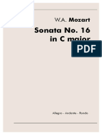 Sonata n.16 Mozart PDF