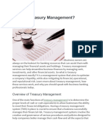 Treasury Management