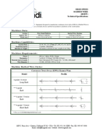 High Speed Barbed Wire (HSBW) Technical Specifications: Machines Capabilities