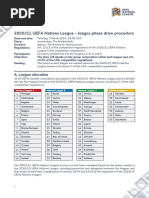 Calendario Uega Nation League