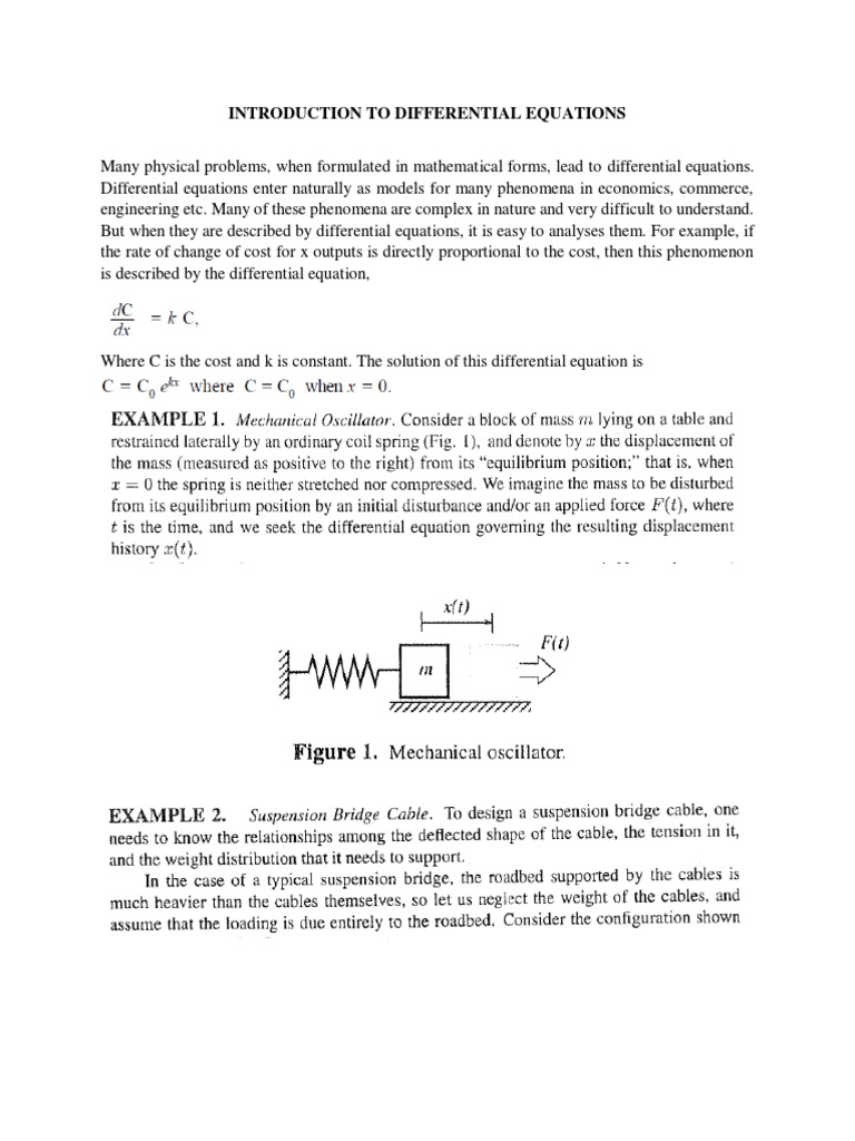 Formation of Differential Equations Explained | PDF | Differential ...