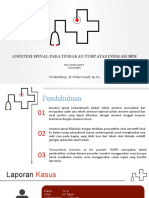 Anastesi Spinal Pada Pasien Turp