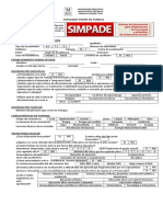 SIMPADE Formato para Matricula