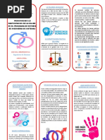 Triptico de La Equidad e Igualdad de Genero | PDF | Estudios de género ...
