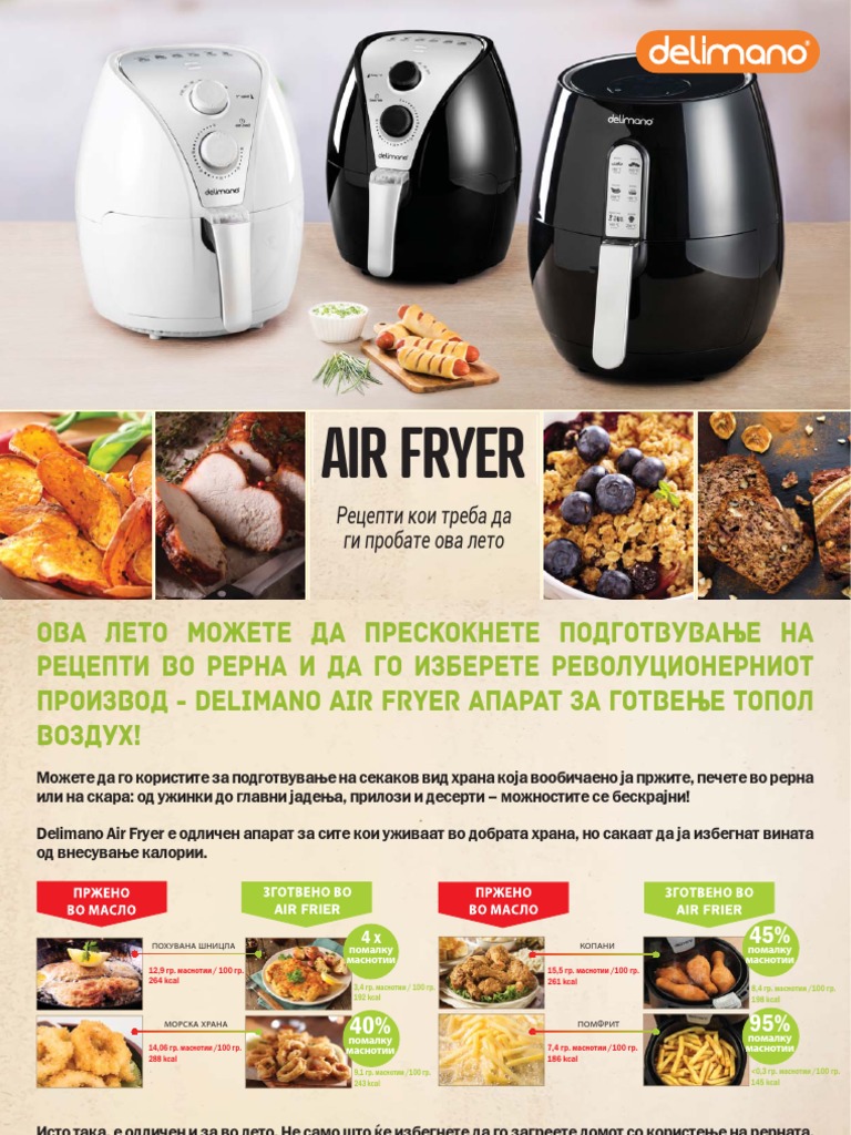 MK DL AIR FRYER WHITE - Recipe - Book | PDF