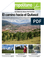 Periodico El Metropolitano Edicion 22 El Camino Hacia El Quitasol