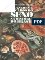 Paulo Sérgio Do Carmo Prazeres e Pecados Do Sexo Na História Do Brasil Edições Sesc São Paulo 2019