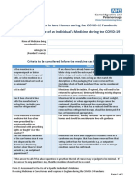 5.1d Assessment For Re-Use of An Individual's Medicine During The COVID19 - May2020