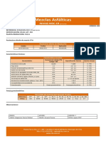 Mezcla Asfaltica MSC 19 Ficha Tecnica Ctu PDF