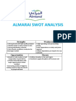 Almarai Swot Analysis: Strengths Weaknesses