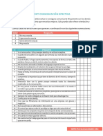 Test Comunicacion Efectiva PDF