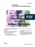 I/A Series Systems Product Specifications Sheet (PSS) Hierarchy