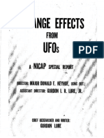 Strange Effects From UFOs - A NICAP Special Report (1969)