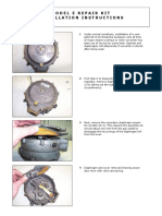 Model E Repair Kit Installation Instructions: 1 Under Normal Conditions, Installation of A Com