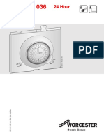 Worcester MT10 Mechanical Programmer Installation and Servicing Instructions