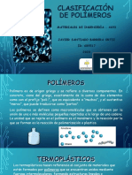 Clasificación de Polímeros