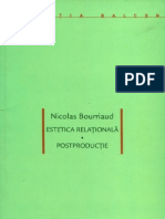 Nicolas Bourriaud - Estetica Relationala. Postproductie