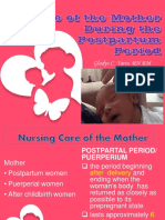 Postpartum Care