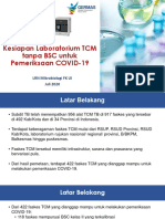 Salinan Materi 11 - Kesiapan Lab TCM Tanpa BSC Untuk Pemeriksaan COVID-19rev