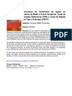 Civil - Estructuras de Vertimiento de Aguas PDF