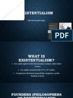 Existentialism: Educational Philosophy