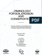 Terminology For Soil Erosion and Conservation