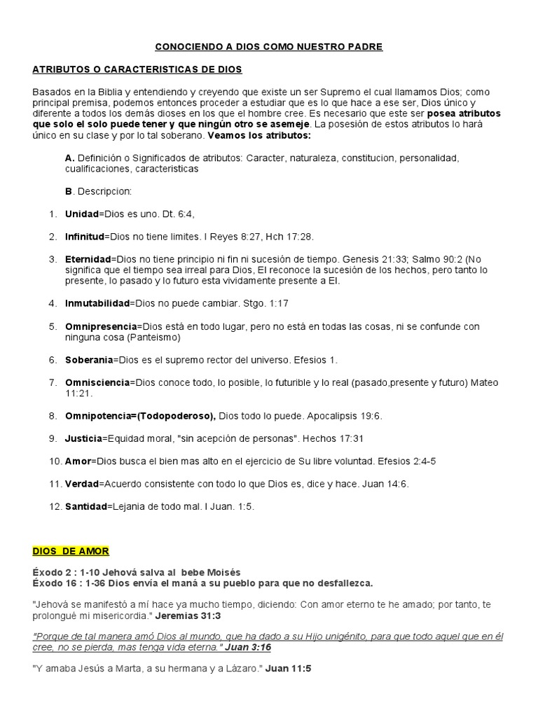 Conociendo A Dios Como Padre | PDF | Moisés | Oración