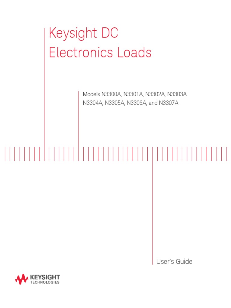 Key N3300A To N3307A Ug PDF | PDF | Alternating Current | Electronics