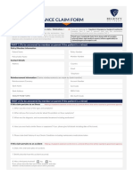 Claim Form Regency For Expats PDF