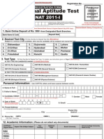 National Testing Service (NAT) Application Form 2011