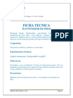 FICHA TECNICA Mantenedor PDF