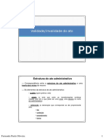 Validade Do Acto Administrativo2015 PDF