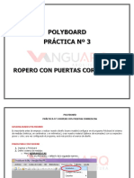 Manual Polyboard 3 Práctica Ropero Con Puertas Corredizas General