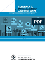 Ruta para El Fortalecimiento Del Control Social