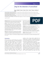 2007 - Francoise - Bioaerosol Sampling For The Detection of Aerosolized Influenza Virus - Paper