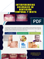 Interferencias Oclusales en Dentición Temporal y Mixta