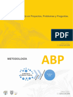 Aprendizaje Basado en Proyectos, Problemas y Preguntas.: Metodología ABP