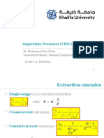 Separation Processes (CHEG 485)