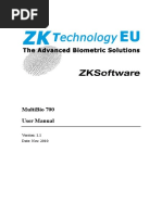 Multi Bio700 User Manual