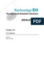 Multi Bio700 User Manual