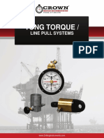 Tong Torque /: Line Pull Systems