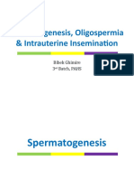 Spermatogenesis, Oligospermia & IUI