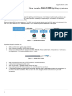 Learning Center - Application Note - How To Wire DMX Lighting Systems