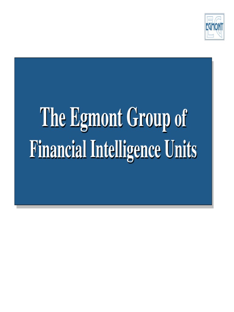 The Egmont Group of Financial Intelligence Units PDF National
